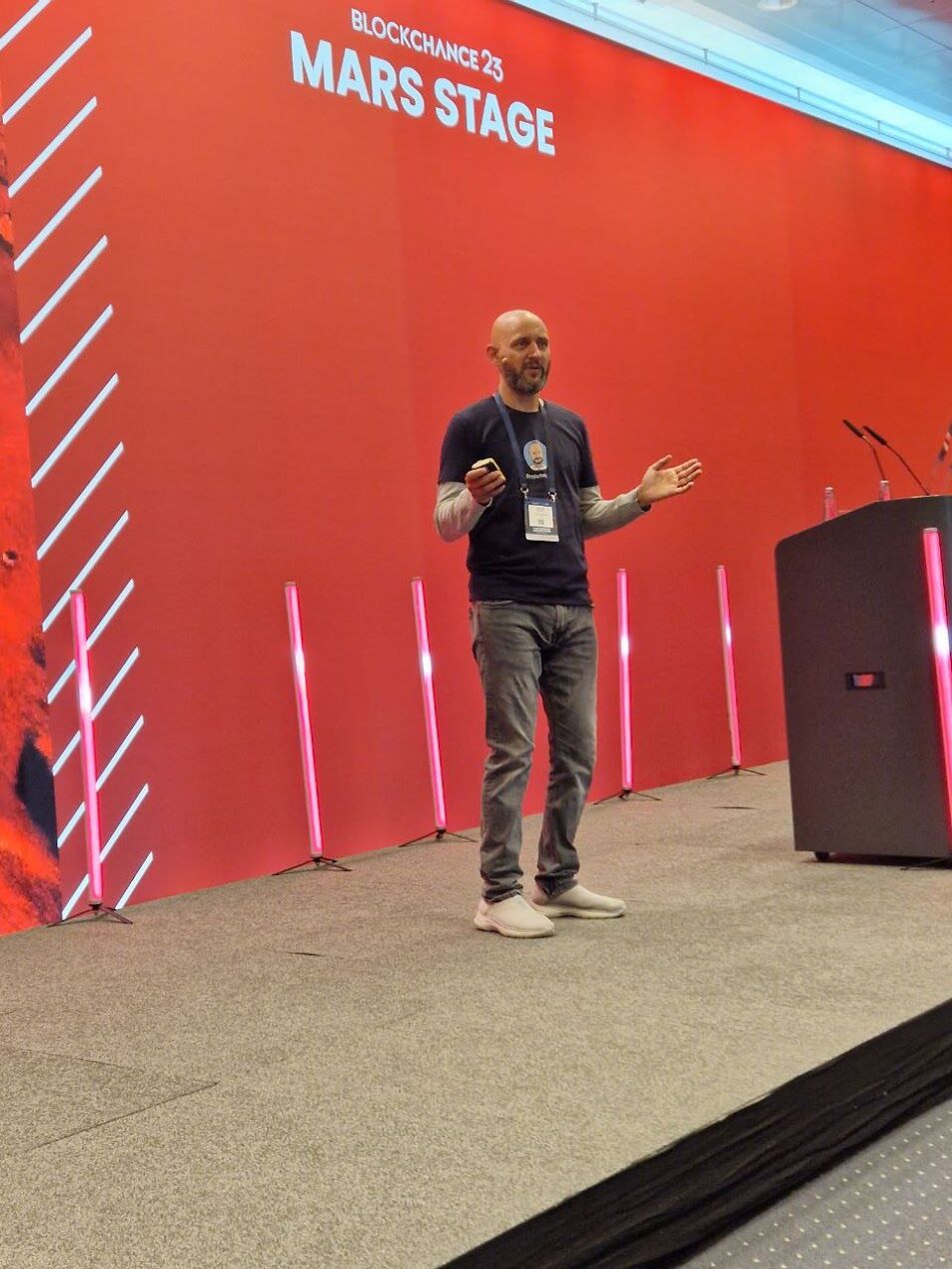 Holger Rohm – Vortrag auf einer Blockchain-Konferenz